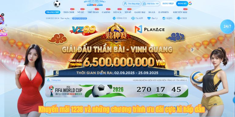 123B 76 Khuyến mãi 123B và những chương trình ưu đãi cực kì hấp dẫn
